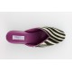 women's slippers SEGRETA  zebra-print pony hair